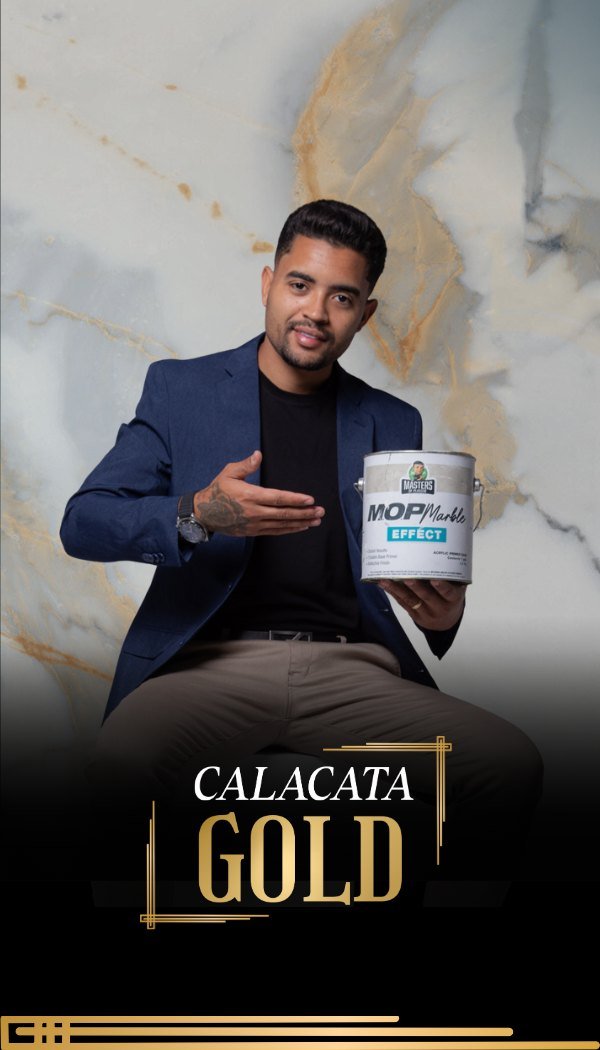 Efeito mármore Calacata Gold — Mateus, o Rei do Mármore