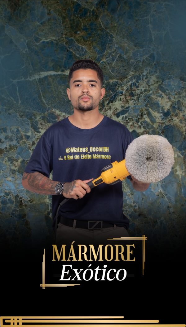 Curso Mármore Exótico — efeito mármore por Mateus